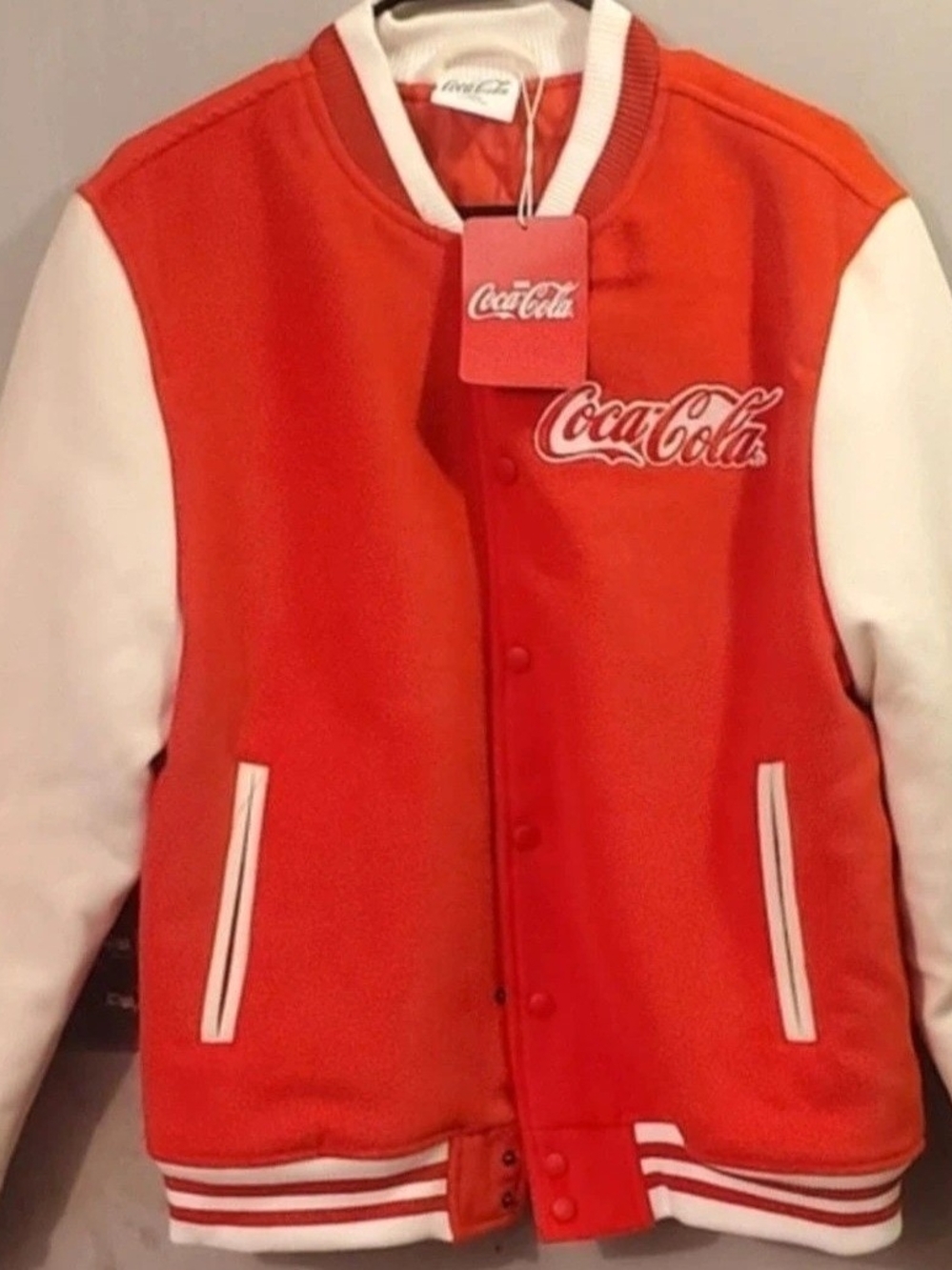 Coca-Cola Red and White Wolverine And Deadpool Jacket